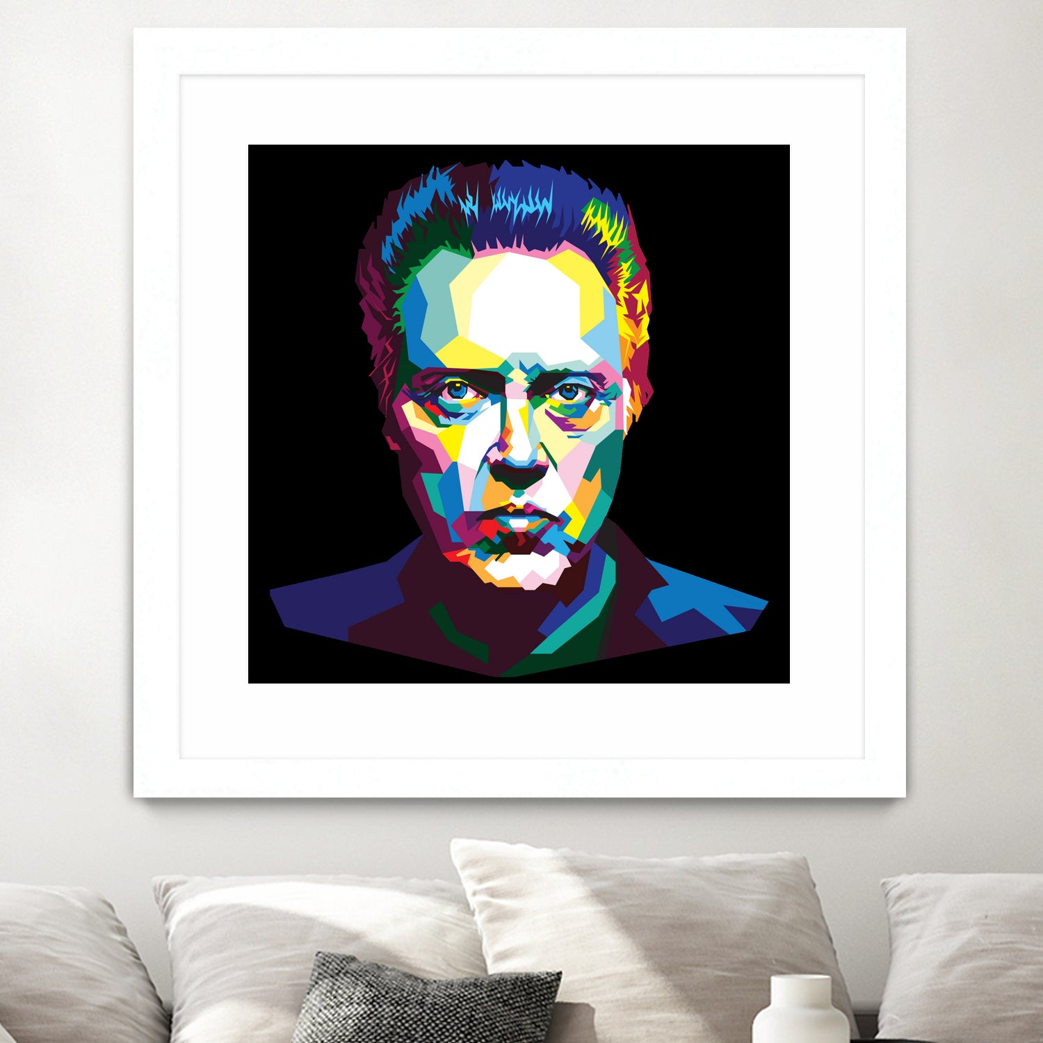 Christopher Walken in WPAP style by Andi Hariyanto on GIANT ART - white character design