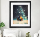 I'll Take you to the Stars for a second Date by Frank Moth on GIANT ART - black digital painting