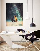I'll Take you to the Stars for a second Date by Frank Moth on GIANT ART - black digital painting