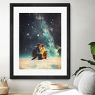 I'll Take you to the Stars for a second Date by Frank Moth on GIANT ART - black digital painting