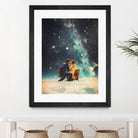 I'll Take you to the Stars for a second Date by Frank Moth on GIANT ART - black digital painting