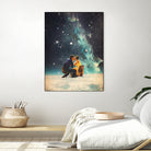 I'll Take you to the Stars for a second Date by Frank Moth on GIANT ART - black digital painting