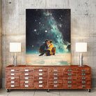 I'll Take you to the Stars for a second Date by Frank Moth on GIANT ART - black digital painting