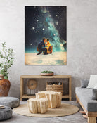 I'll Take you to the Stars for a second Date by Frank Moth on GIANT ART - black digital painting
