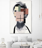 Beauty behind shapes and lines by Menelaos Trompoukis on GIANT ART - white digital painting