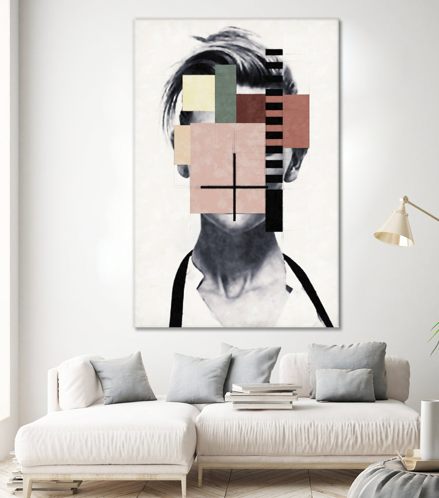 Beauty behind shapes and lines by Menelaos Trompoukis on GIANT ART - white digital painting