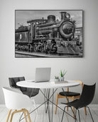 Steam Locomotive, Montevideo, Uruguay by Daniel Ferreira-Leites on GIANT ART - black photo manipulation