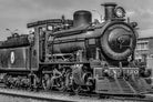 Steam Locomotive, Montevideo, Uruguay by Daniel Ferreira-Leites on GIANT ART - black photo manipulation