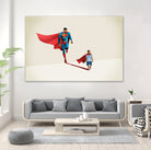 Boy of Tomorrow by Jason Ratliff on GIANT ART - red digital painting