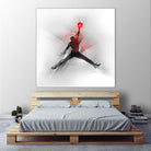 Jumpman Illustration by Francesco Scura on GIANT ART - red digital painting