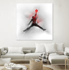 Jumpman Illustration by Francesco Scura on GIANT ART - red digital painting