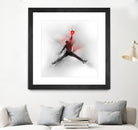 Jumpman Illustration by Francesco Scura on GIANT ART - red digital painting