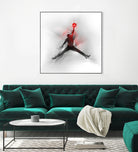 Jumpman Illustration by Francesco Scura on GIANT ART - red digital painting