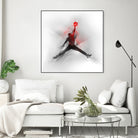 Jumpman Illustration by Francesco Scura on GIANT ART - red digital painting