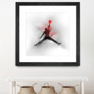 Jumpman Illustration by Francesco Scura on GIANT ART - red digital painting