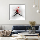 Jumpman Illustration by Francesco Scura on GIANT ART - red digital painting