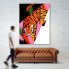 Tiger by 2BROS Creative on GIANT ART - white digital drawing