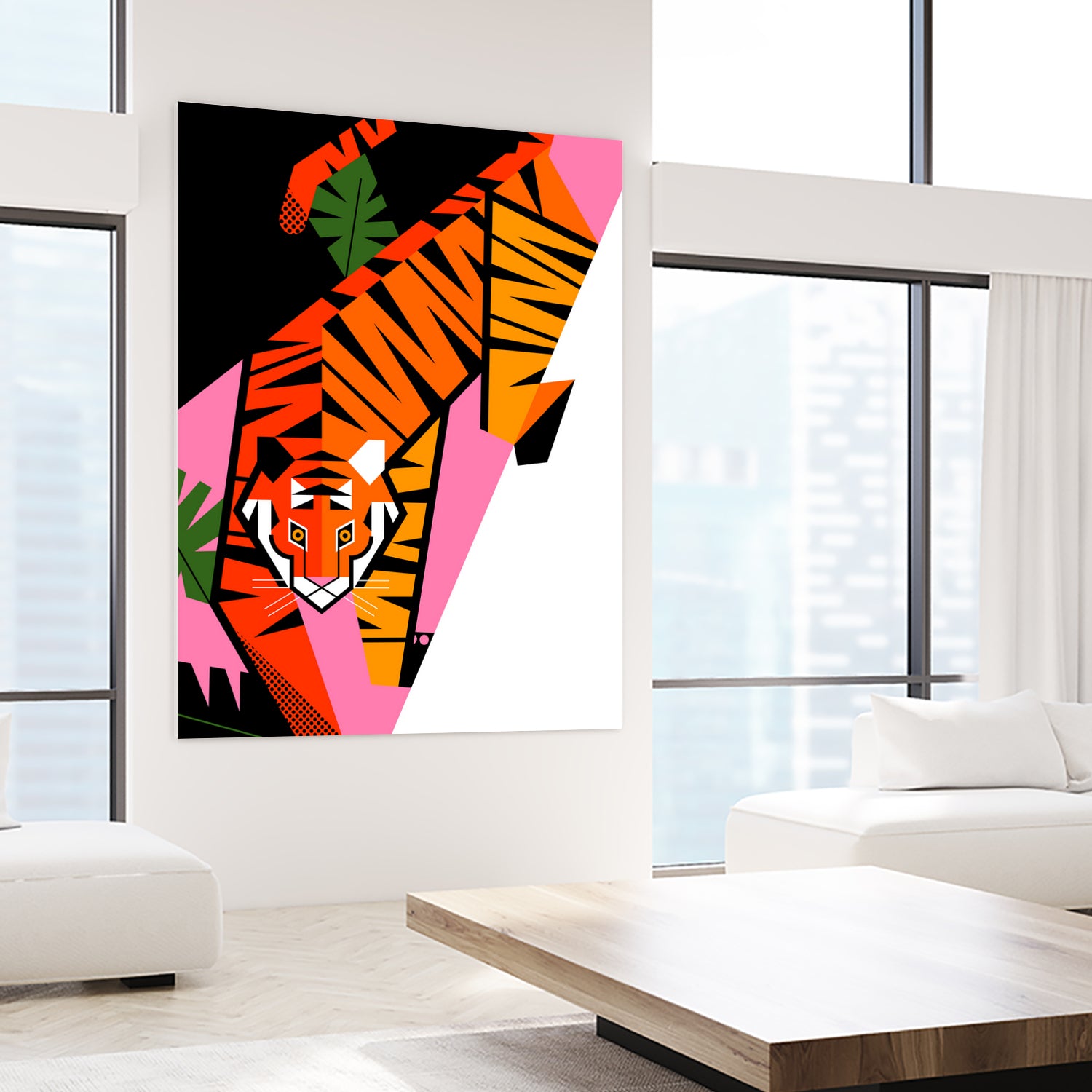 Tiger by 2BROS Creative on GIANT ART - white digital drawing