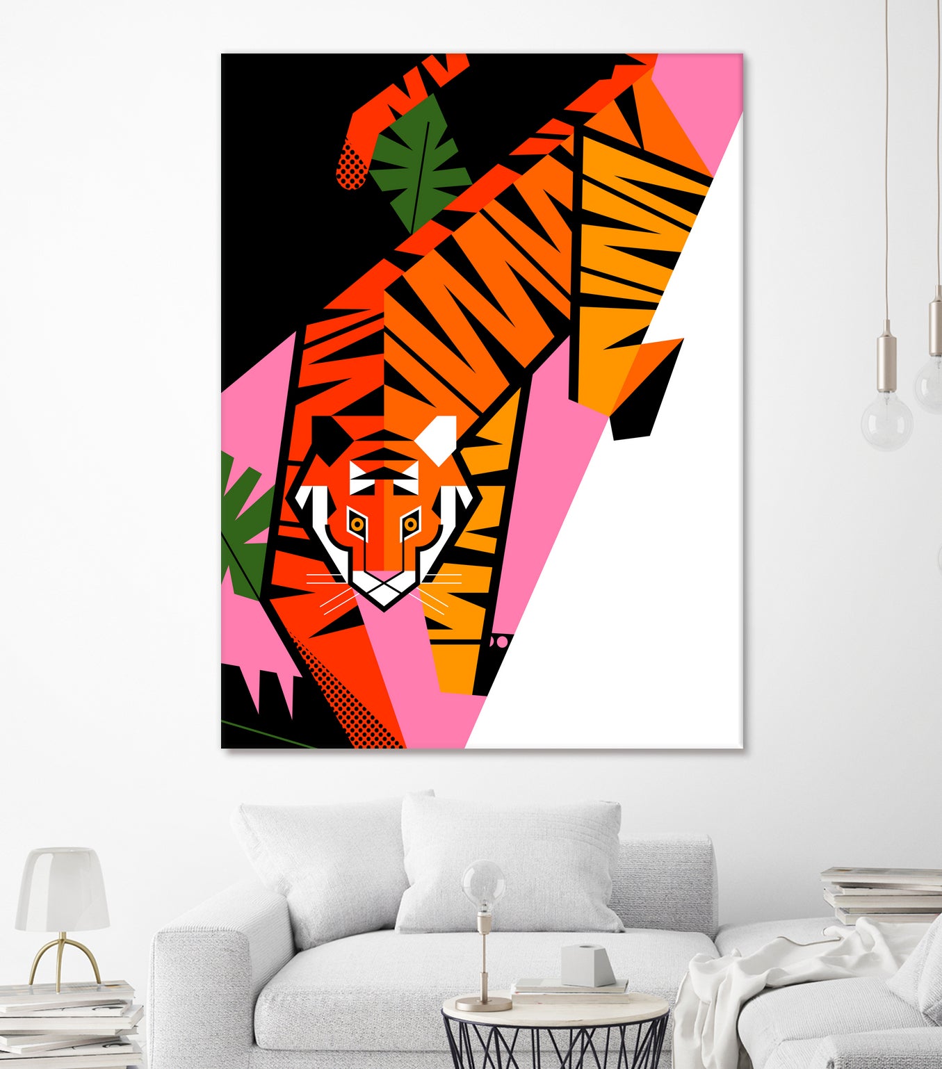 Tiger by 2BROS Creative on GIANT ART - white digital drawing