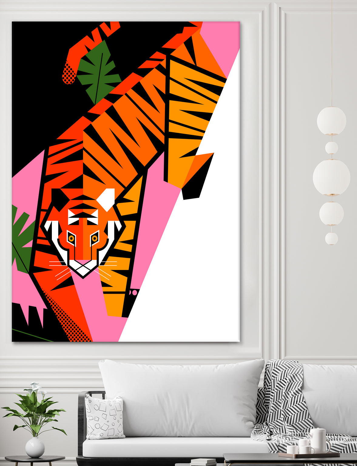 Tiger by 2BROS Creative on GIANT ART - white digital drawing