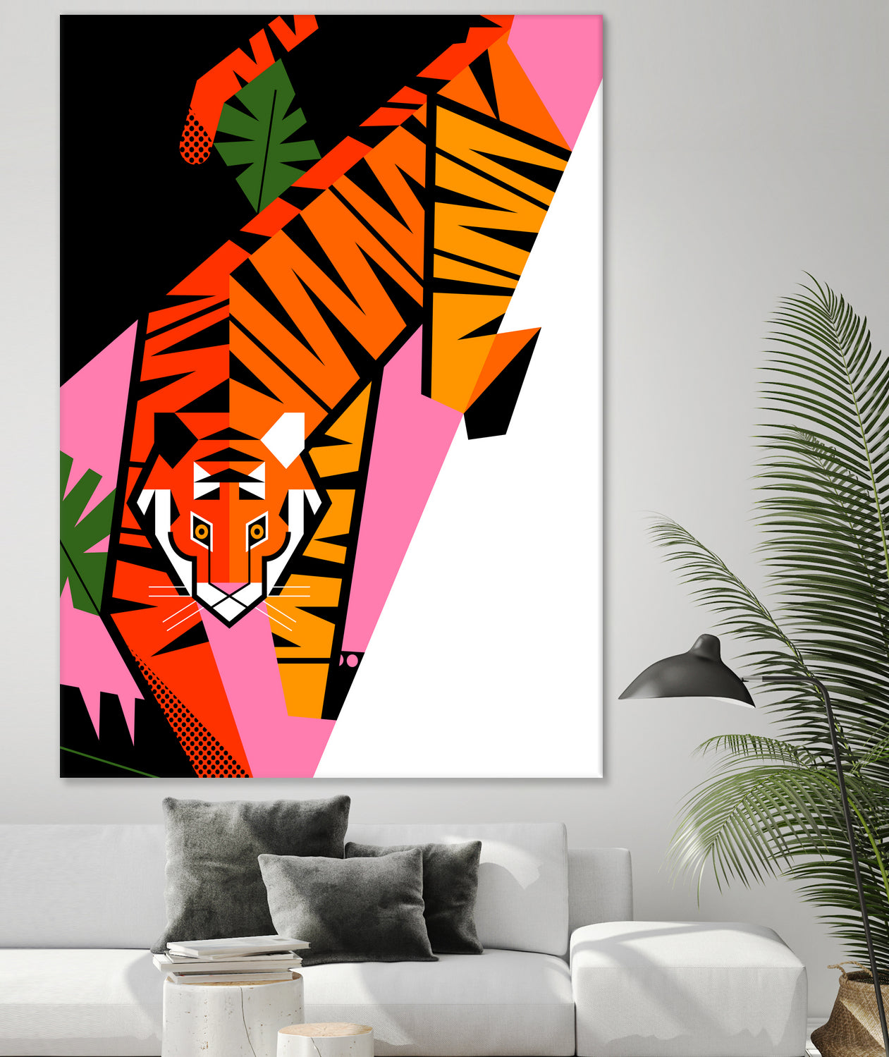 Tiger by 2BROS Creative on GIANT ART - white digital drawing