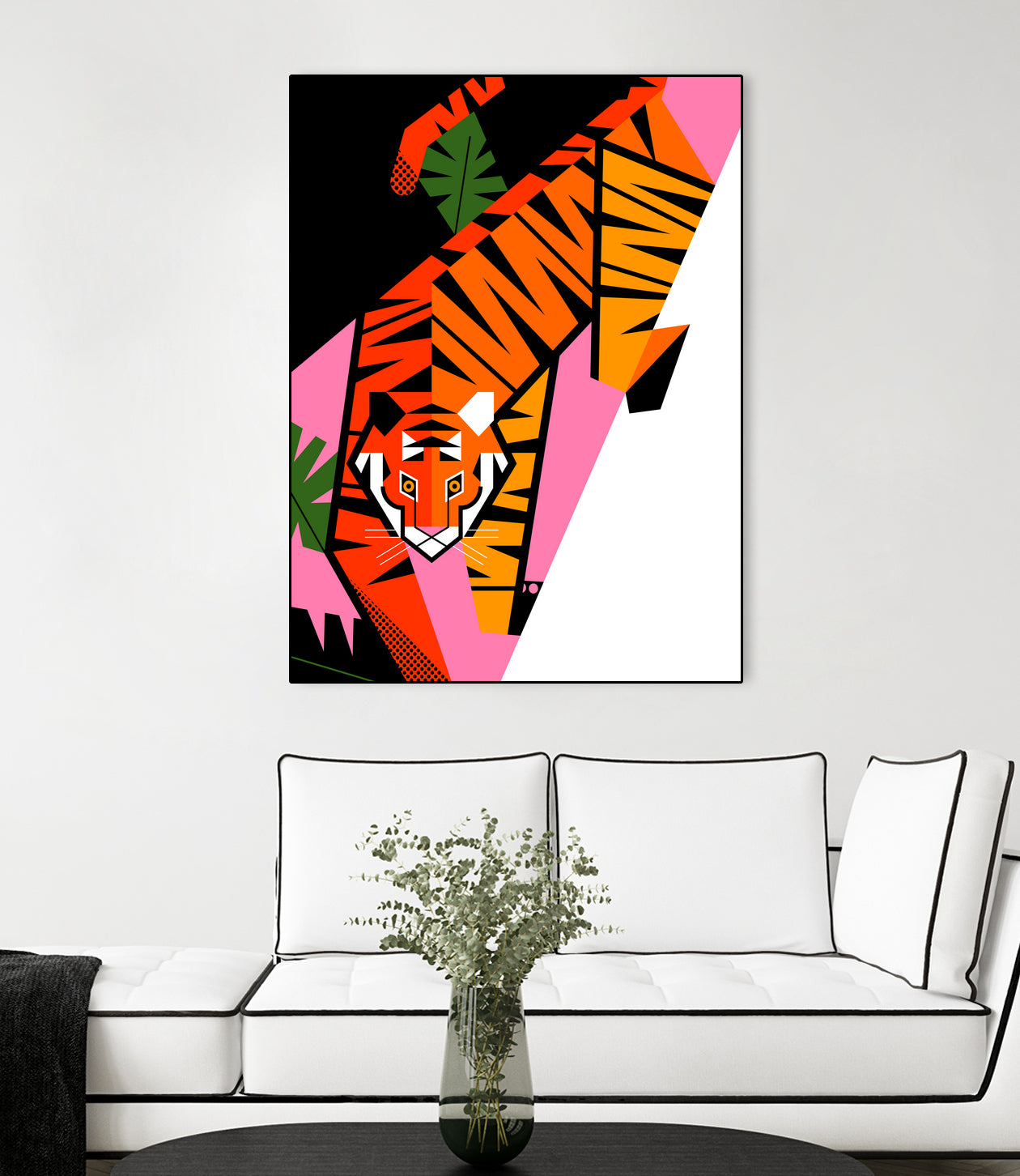 Tiger by 2BROS Creative on GIANT ART - white digital drawing