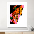 Tiger by 2BROS Creative on GIANT ART - white digital drawing