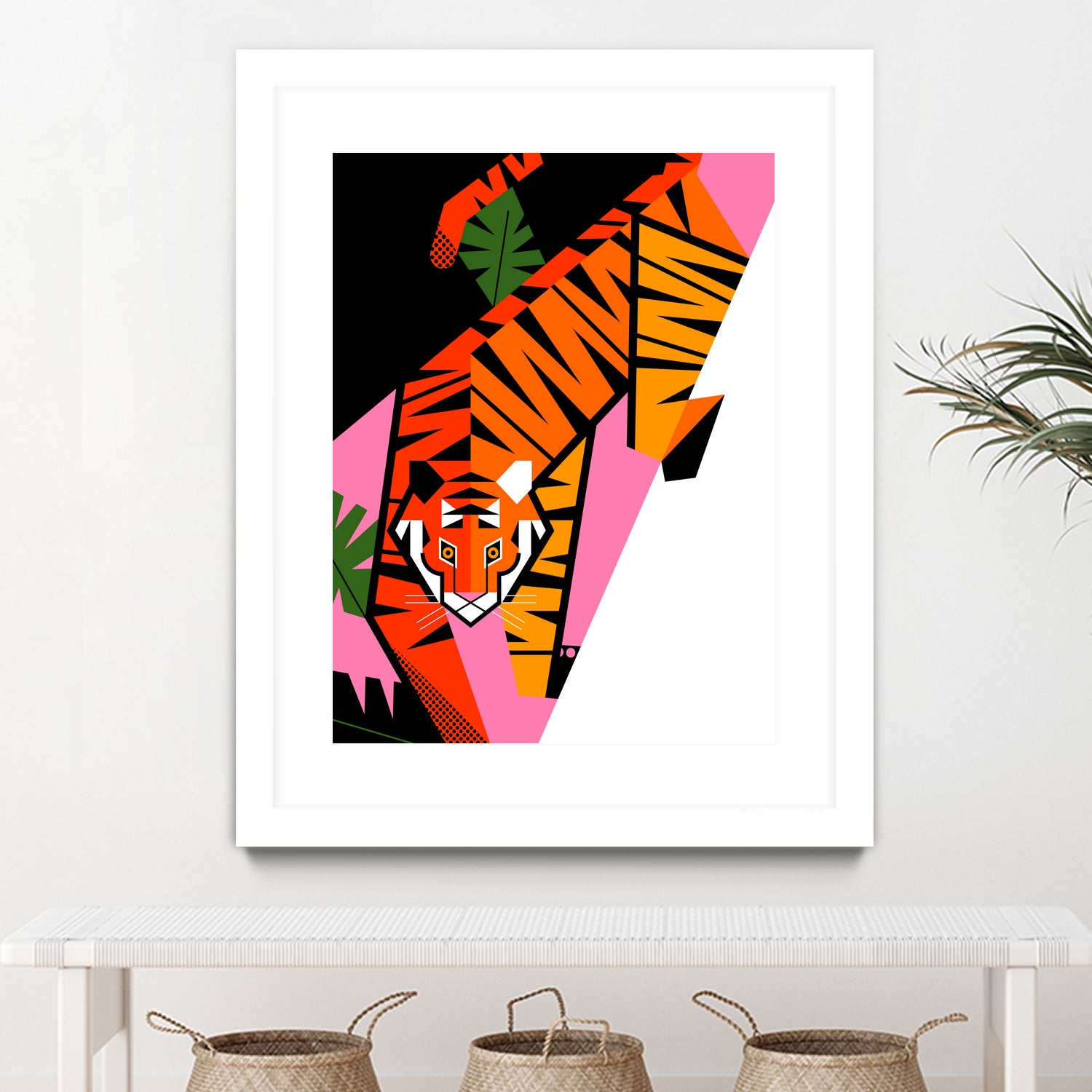 Tiger by 2BROS Creative on GIANT ART - white digital drawing