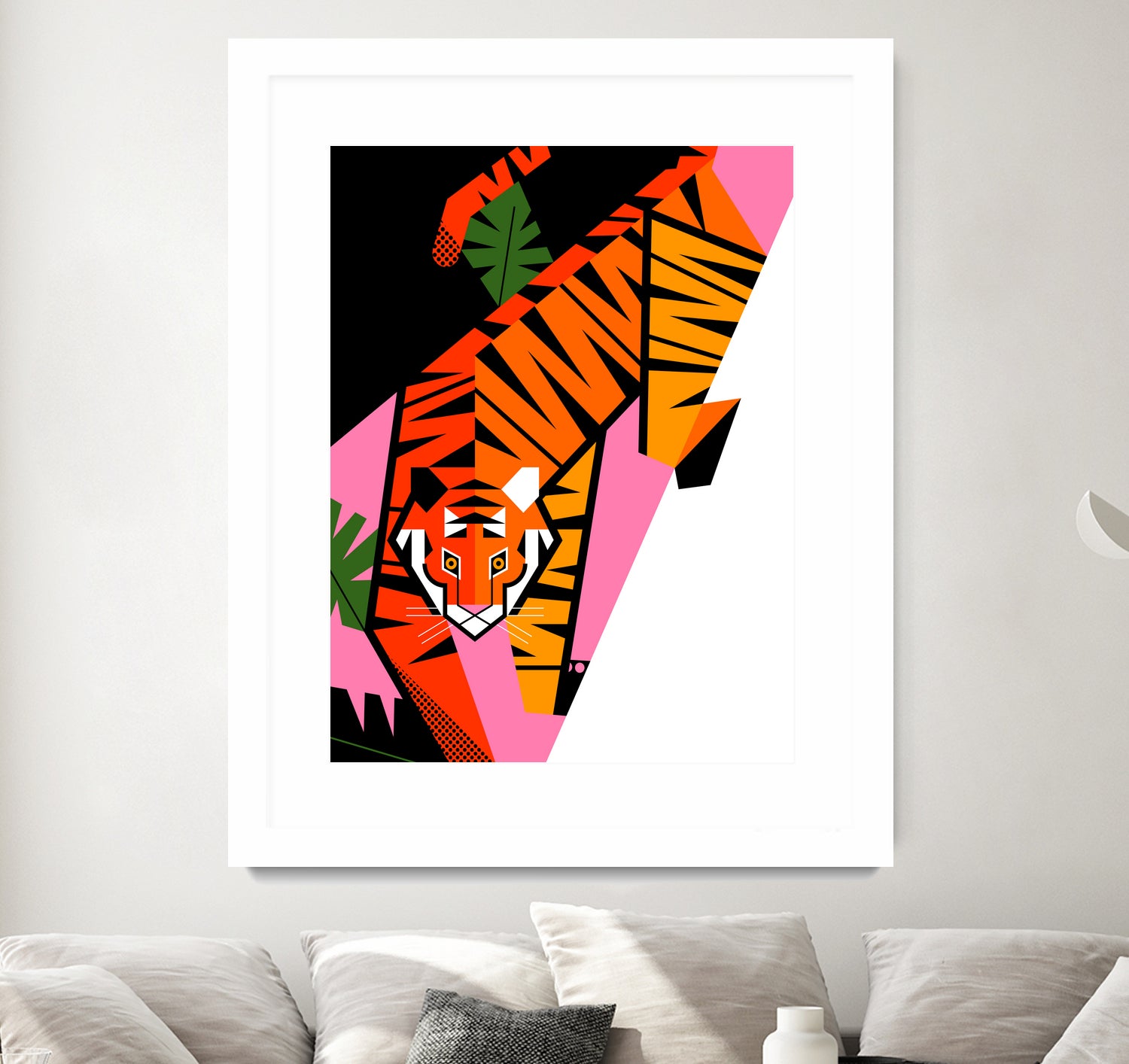 Tiger by 2BROS Creative on GIANT ART - white digital drawing