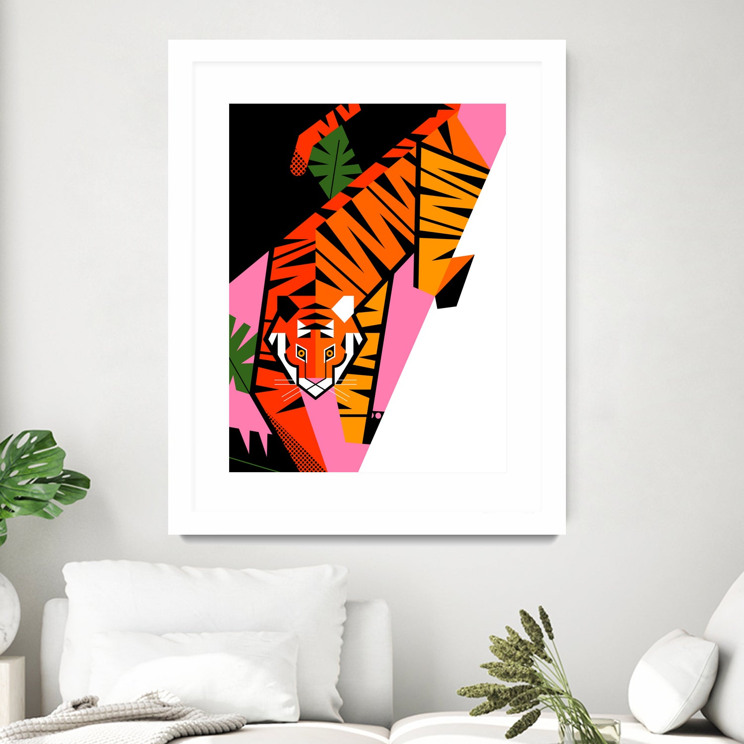 Tiger by 2BROS Creative on GIANT ART - white digital drawing