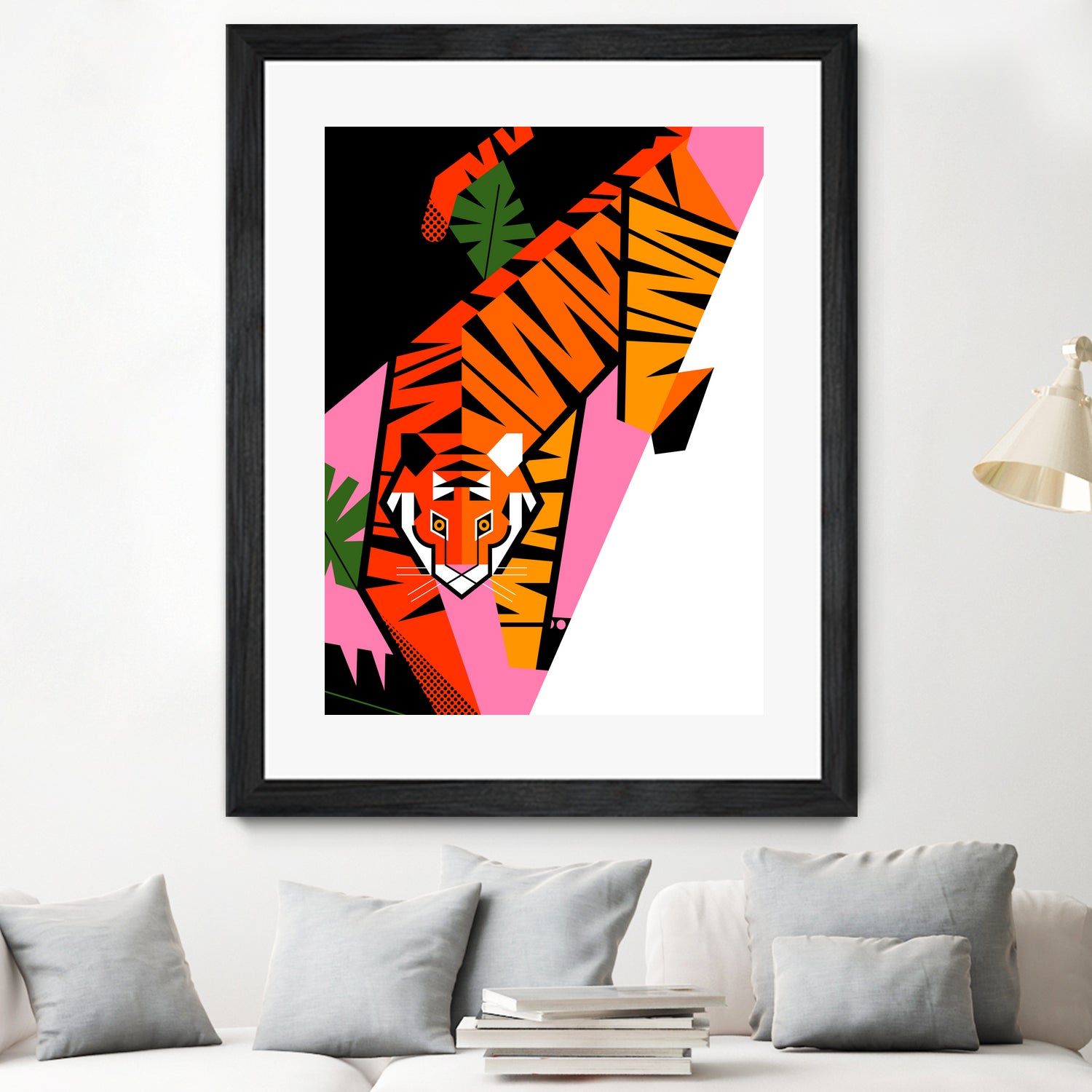 Tiger by 2BROS Creative on GIANT ART - white digital drawing