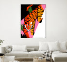 Tiger by 2BROS Creative on GIANT ART - white digital drawing