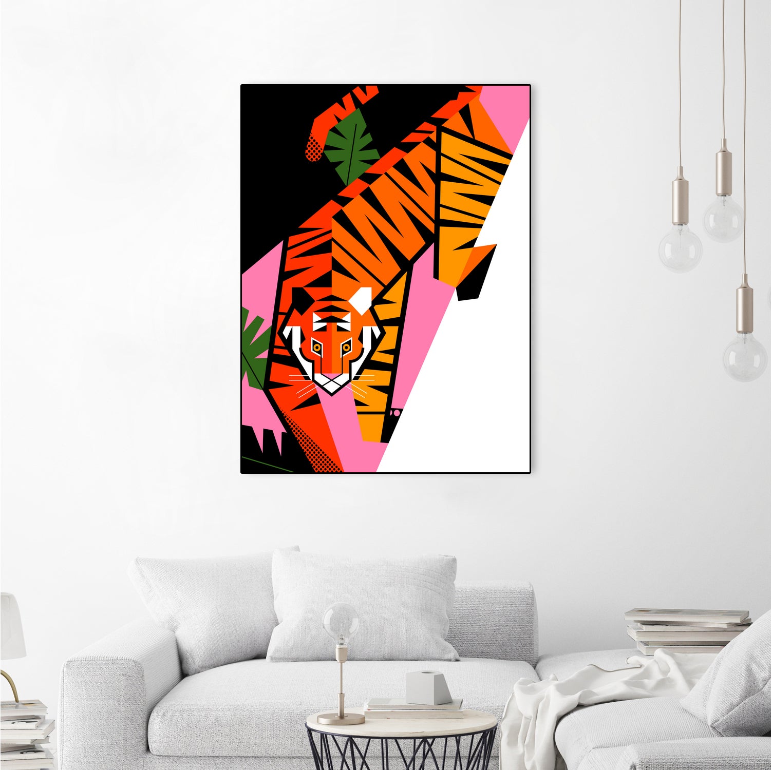 Tiger by 2BROS Creative on GIANT ART - white digital drawing