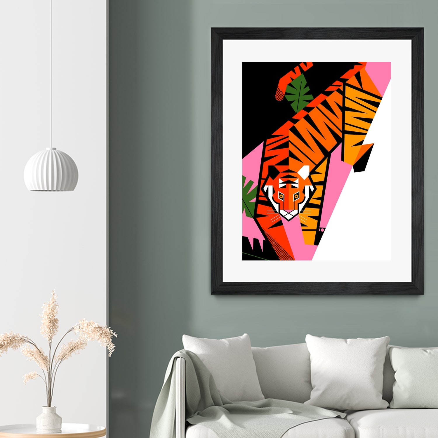 Tiger by 2BROS Creative on GIANT ART - white digital drawing