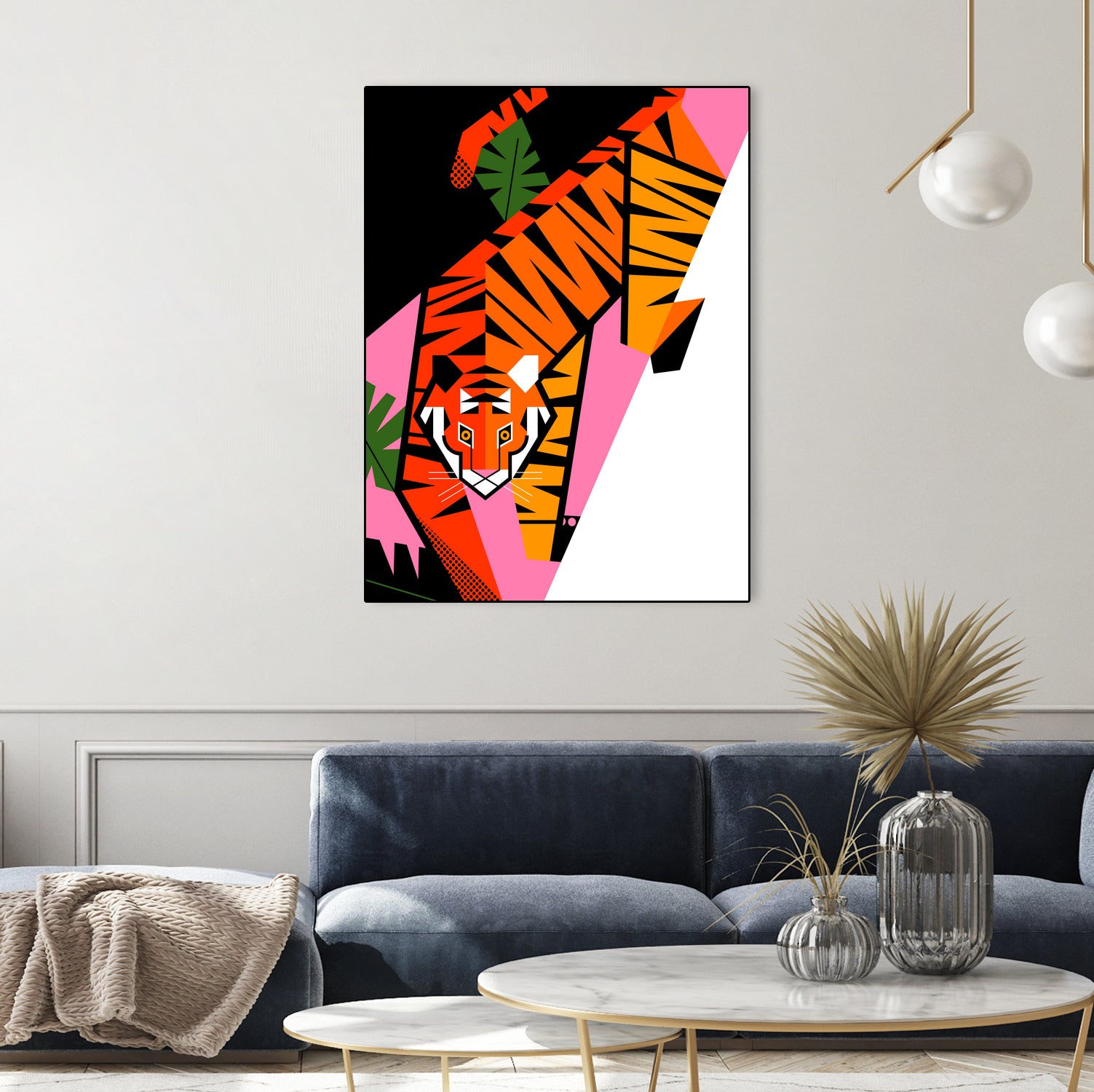 Tiger by 2BROS Creative on GIANT ART - white digital drawing