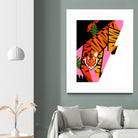 Tiger by 2BROS Creative on GIANT ART - white digital drawing