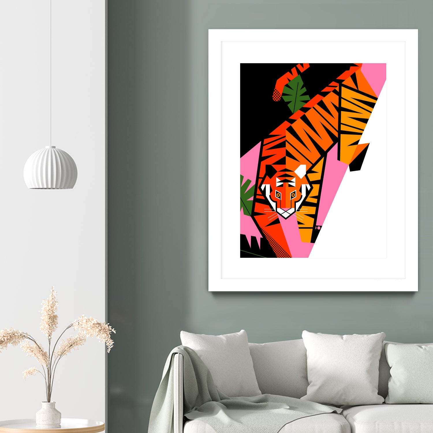 Tiger by 2BROS Creative on GIANT ART - white digital drawing