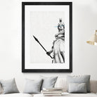 Athena the goddess of wisdom by Menelaos Trompoukis on GIANT ART - gray digital painting