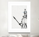 Athena the goddess of wisdom by Menelaos Trompoukis on GIANT ART - gray digital painting