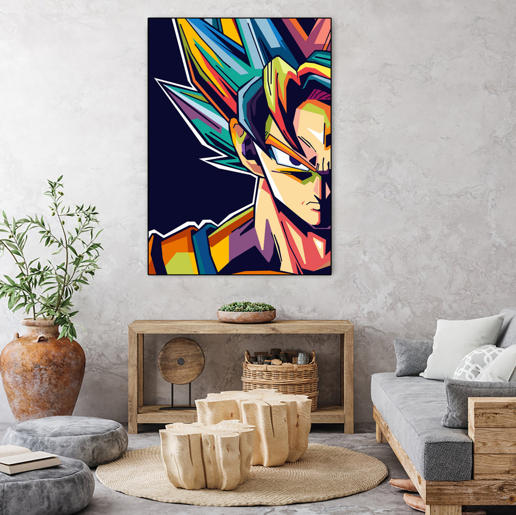 Dragonball Super by Ardi Arumansah on GIANT ART - pink vector illustration