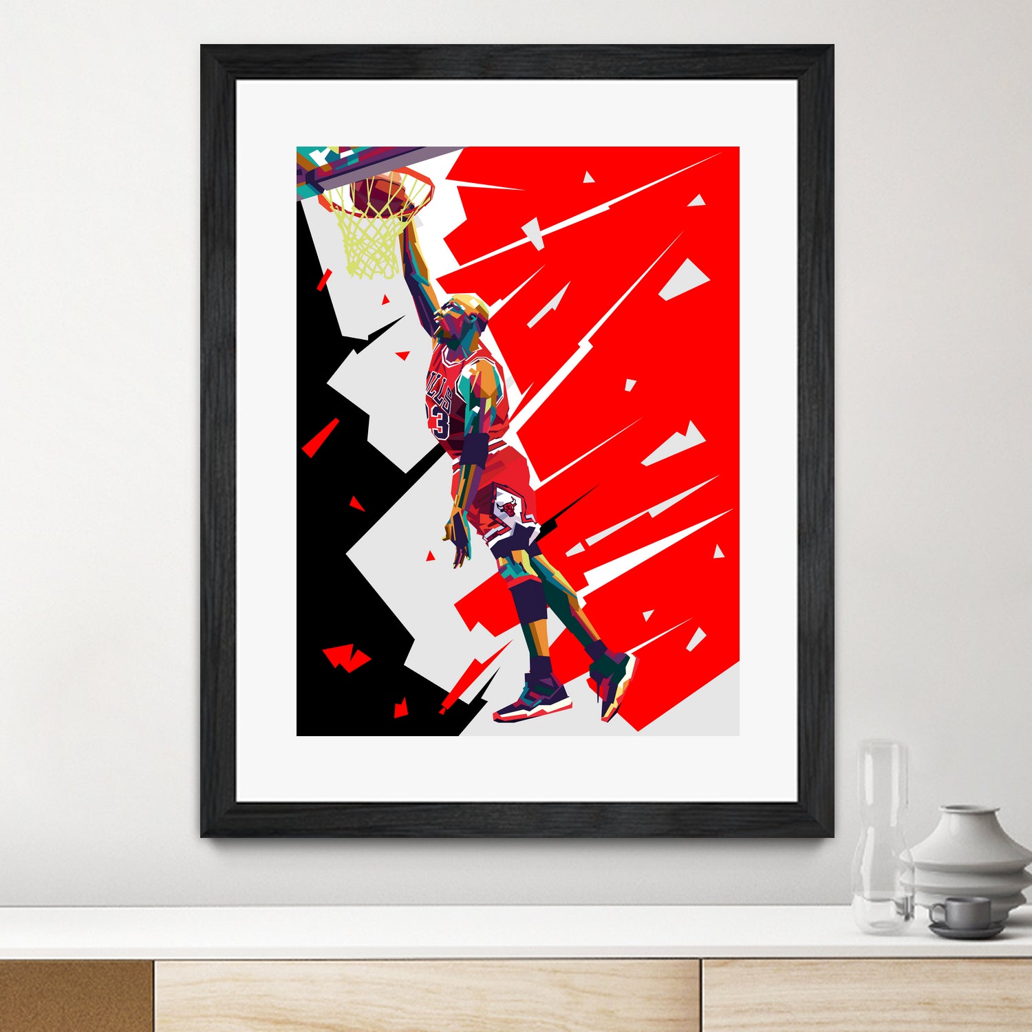 michael jordan by yahya agustiono on GIANT ART - white photo illustration