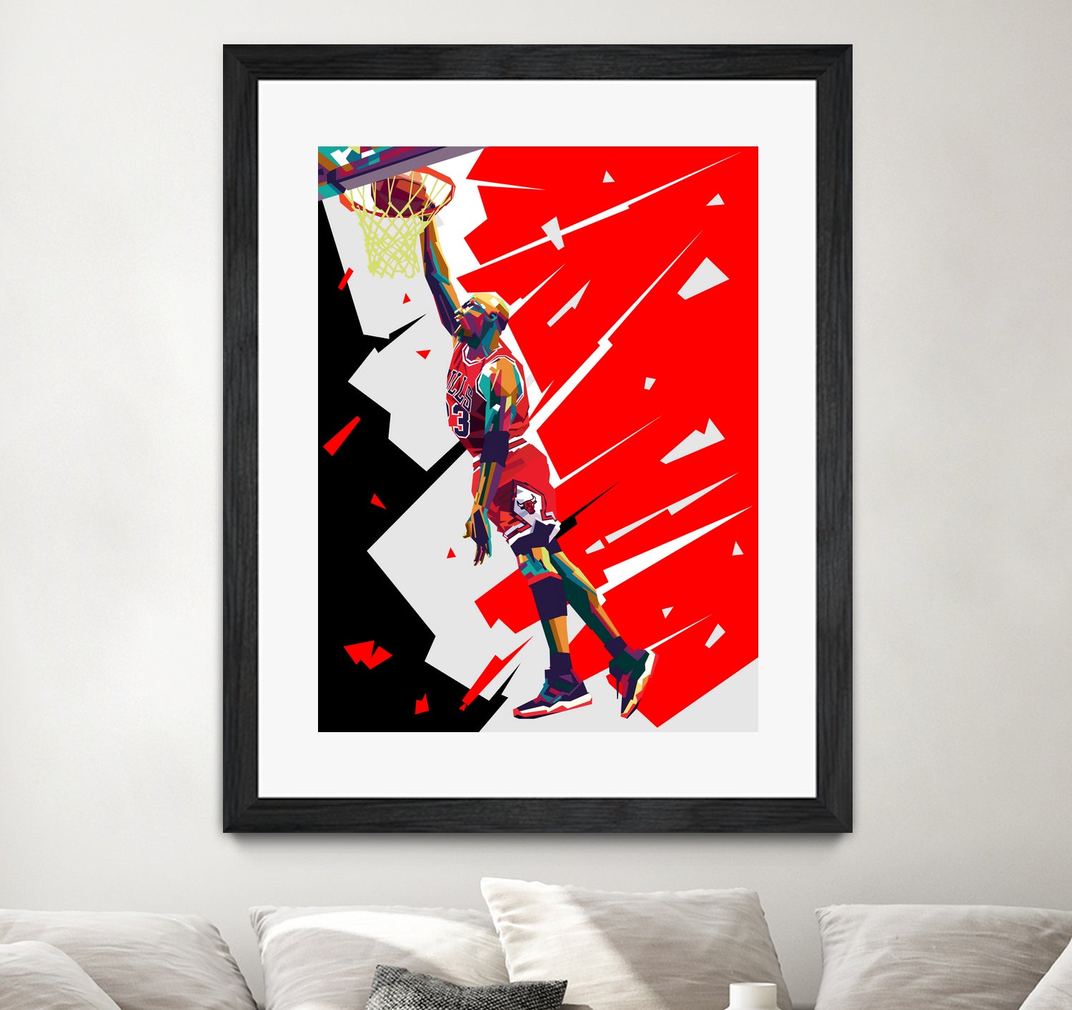 michael jordan by yahya agustiono on GIANT ART - white photo illustration