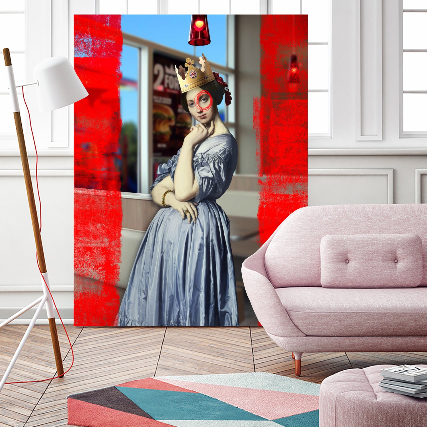 The Queen by José Luis Guerrero on GIANT ART - red photo manipulation