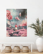 Trying to accept the Distance by Frank Moth on GIANT ART - pink digital painting