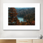 pine tree at Emerald Bay Lake Tahoe California USA by sutee monchitnukul on GIANT ART - red photo manipulation