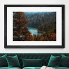 pine tree at Emerald Bay Lake Tahoe California USA by sutee monchitnukul on GIANT ART - red photo manipulation