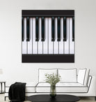 Piano by Rob Snow on GIANT ART - black vector illustration