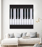 Piano by Rob Snow on GIANT ART - black vector illustration