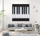 Piano by Rob Snow on GIANT ART - black vector illustration