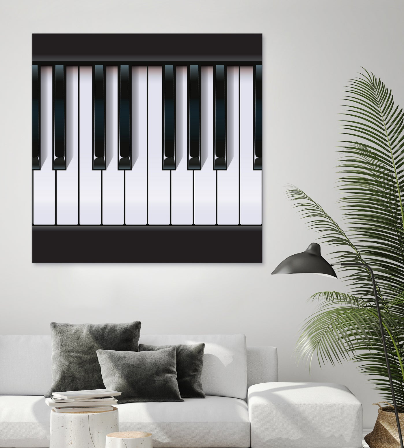 Piano by Rob Snow on GIANT ART - black vector illustration